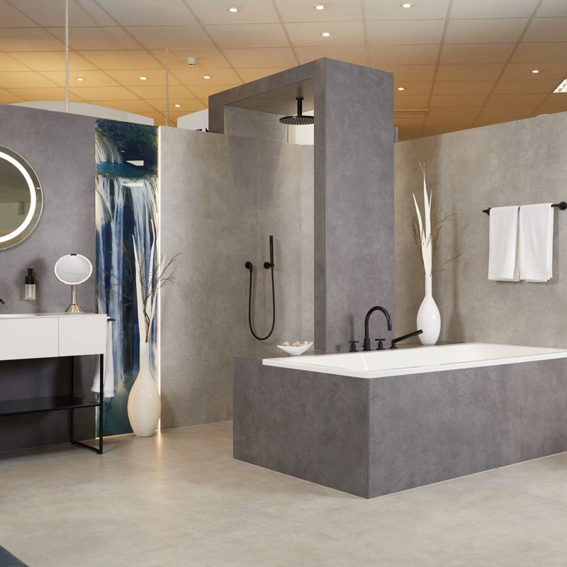 Großformat Fliesen deckenhoch – Eusaro