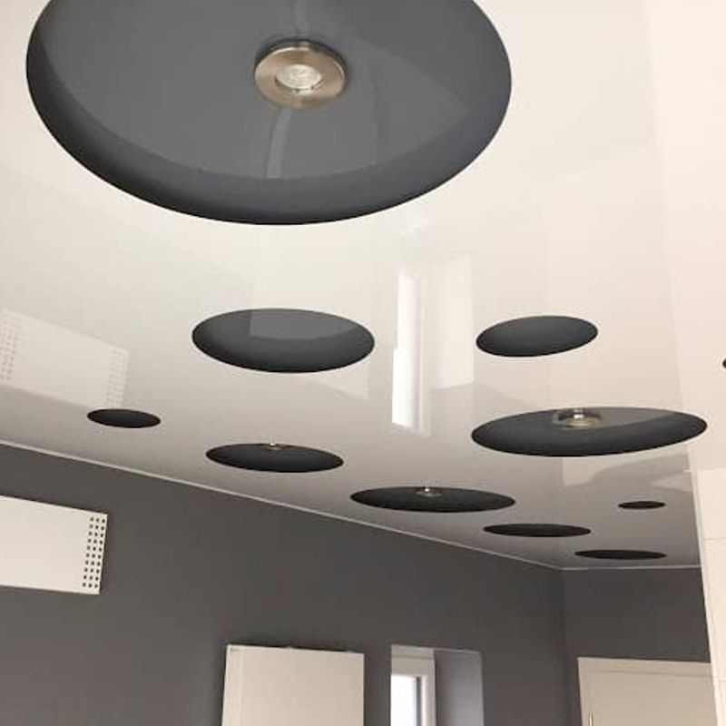 Perforierte Spanndecke mit Tiefenwirkung – Eusaro